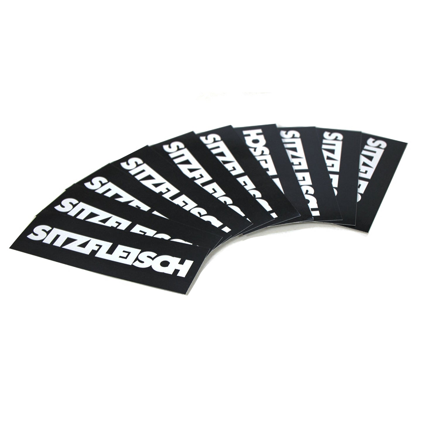 SITZFLEISCH Logo sticker 10er