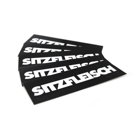 SITZFLEISCH Logo sticker 5er